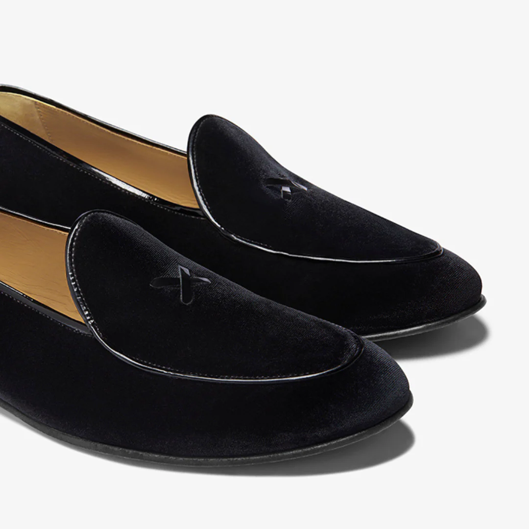 Men's Black Velvet Milano Loafer - Image 3