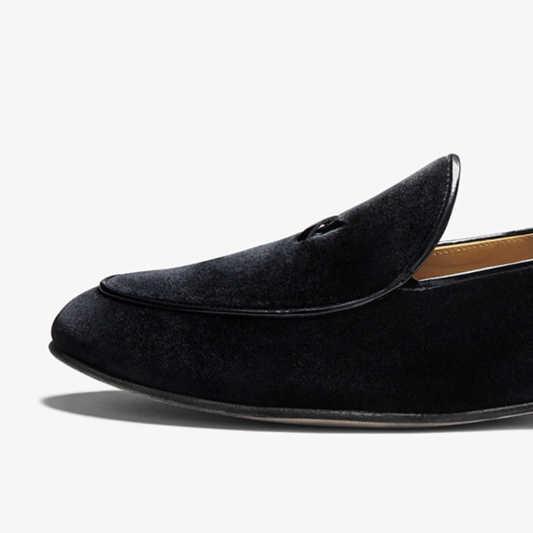 Men's Black Velvet Milano Loafer - Image 4