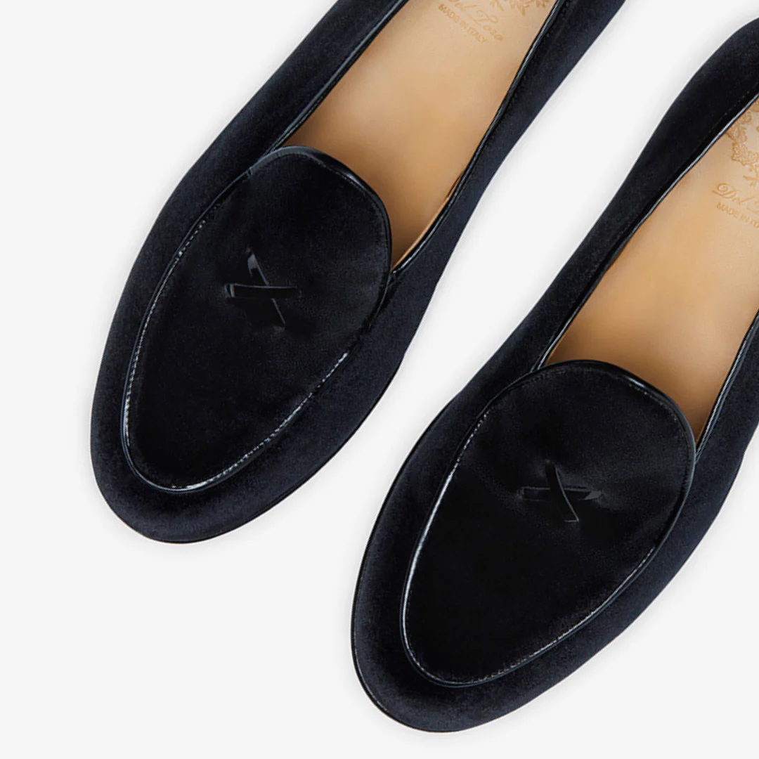 Men's Black Velvet Milano Loafer - Image 6