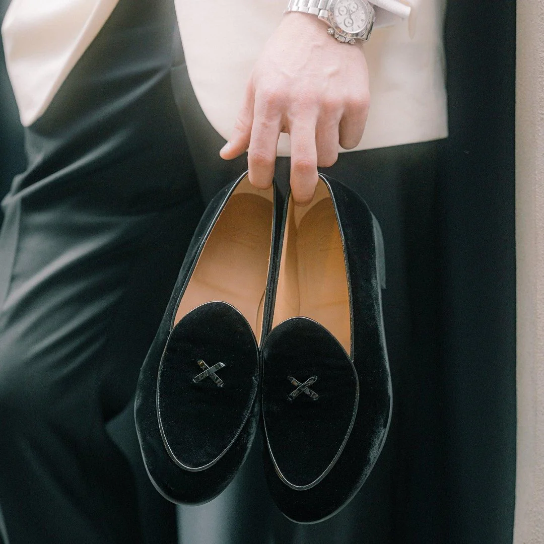 Men's Black Velvet Milano Loafer - Image 8