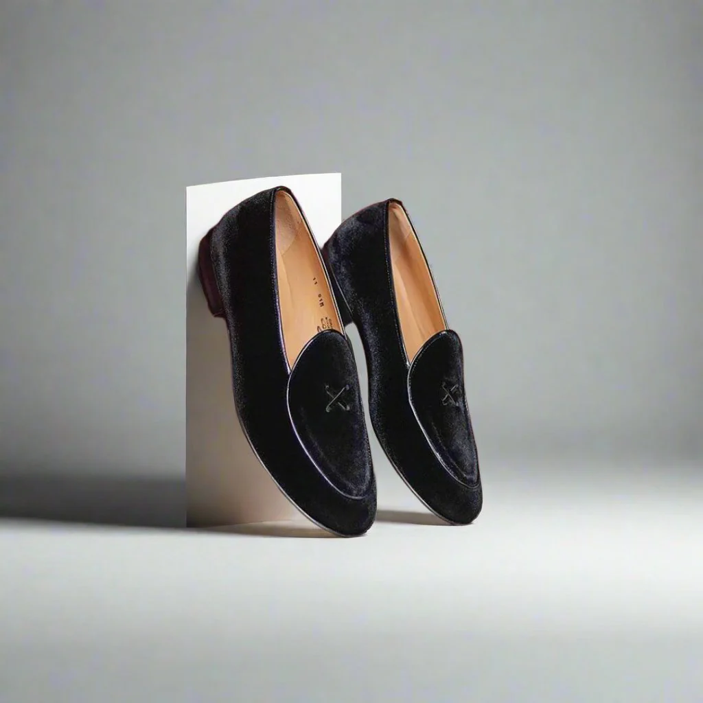Men's Black Velvet Milano Loafer - Image 9