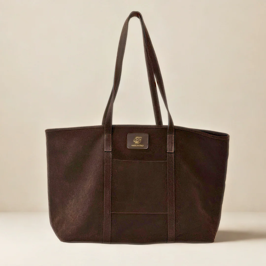 Tote Bag - Brown Suede - Image 2