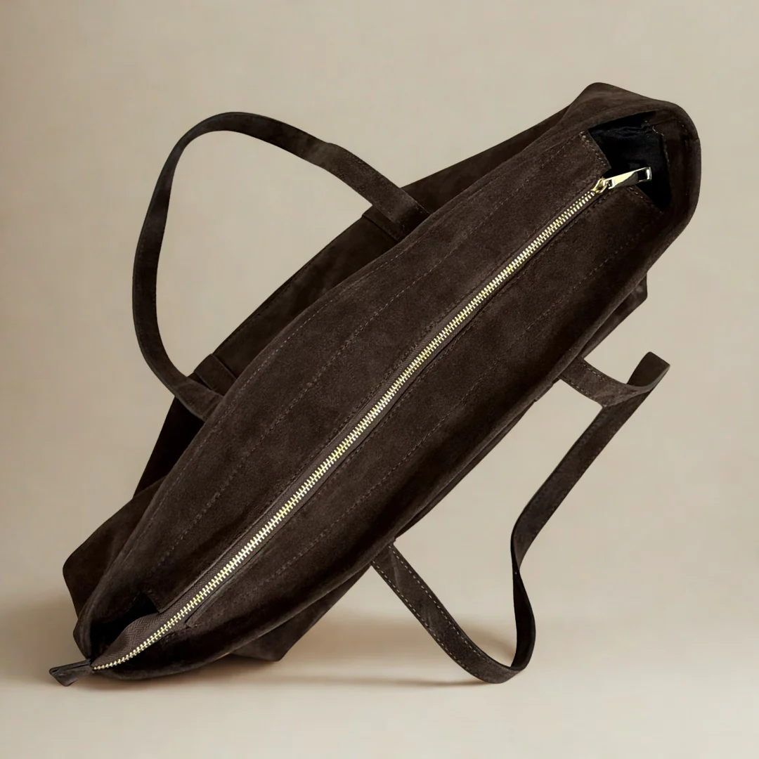 Tote Bag - Brown Suede - Image 4