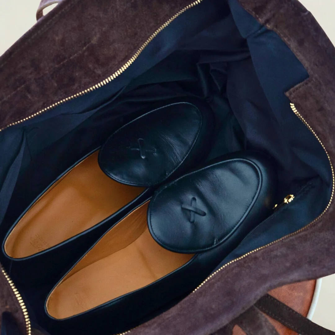 Tote Bag - Brown Suede - Image 7