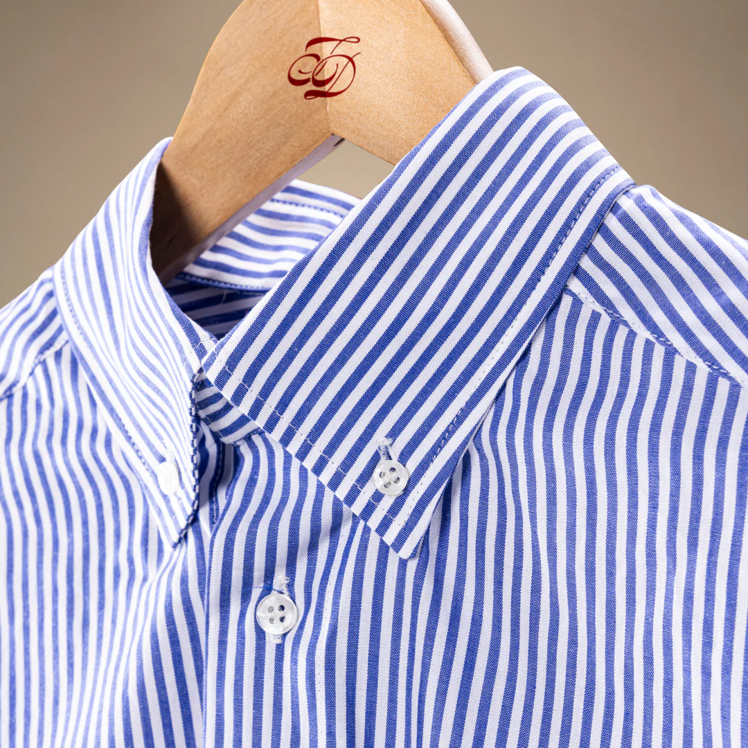 Button Down Shirt - Blue Stripe - Image 3