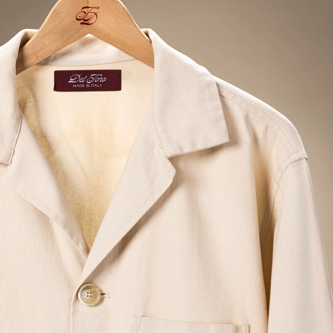 Men's Loafer Jacket - Beige - Image 3