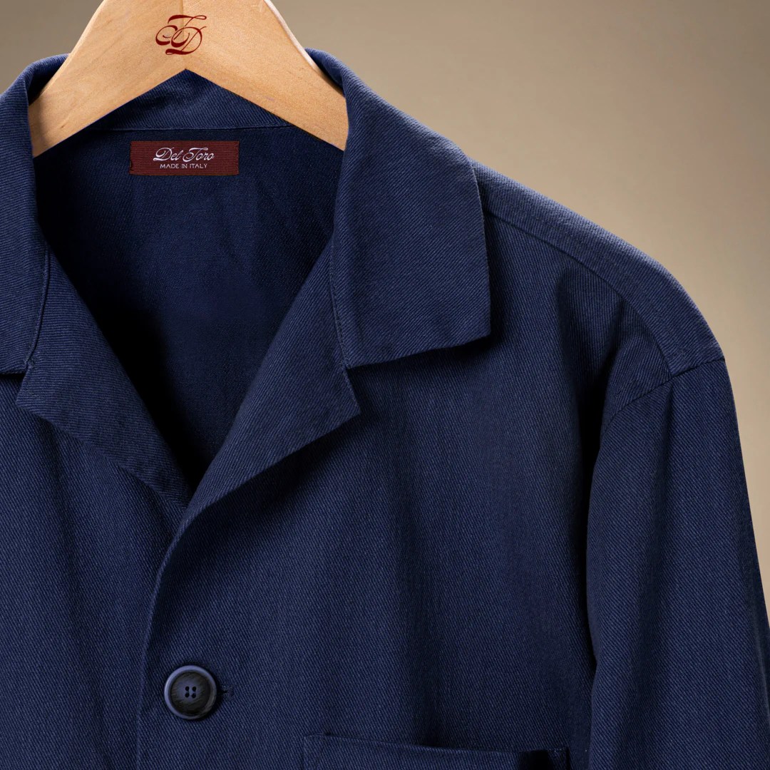 Men's Loafer Jacket - Navy - Image 3