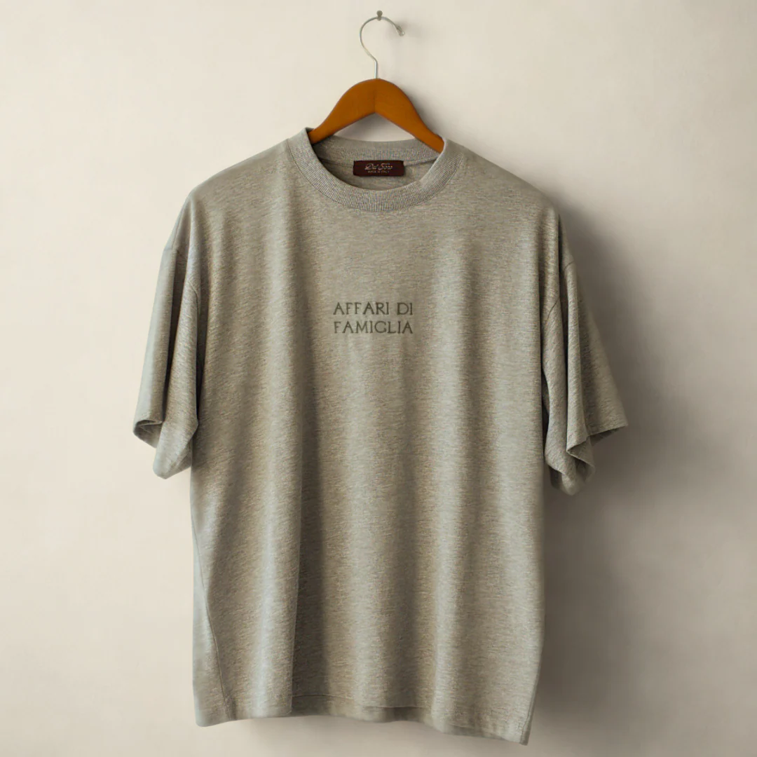 Family Business Tee - Heather Grey - Image 3