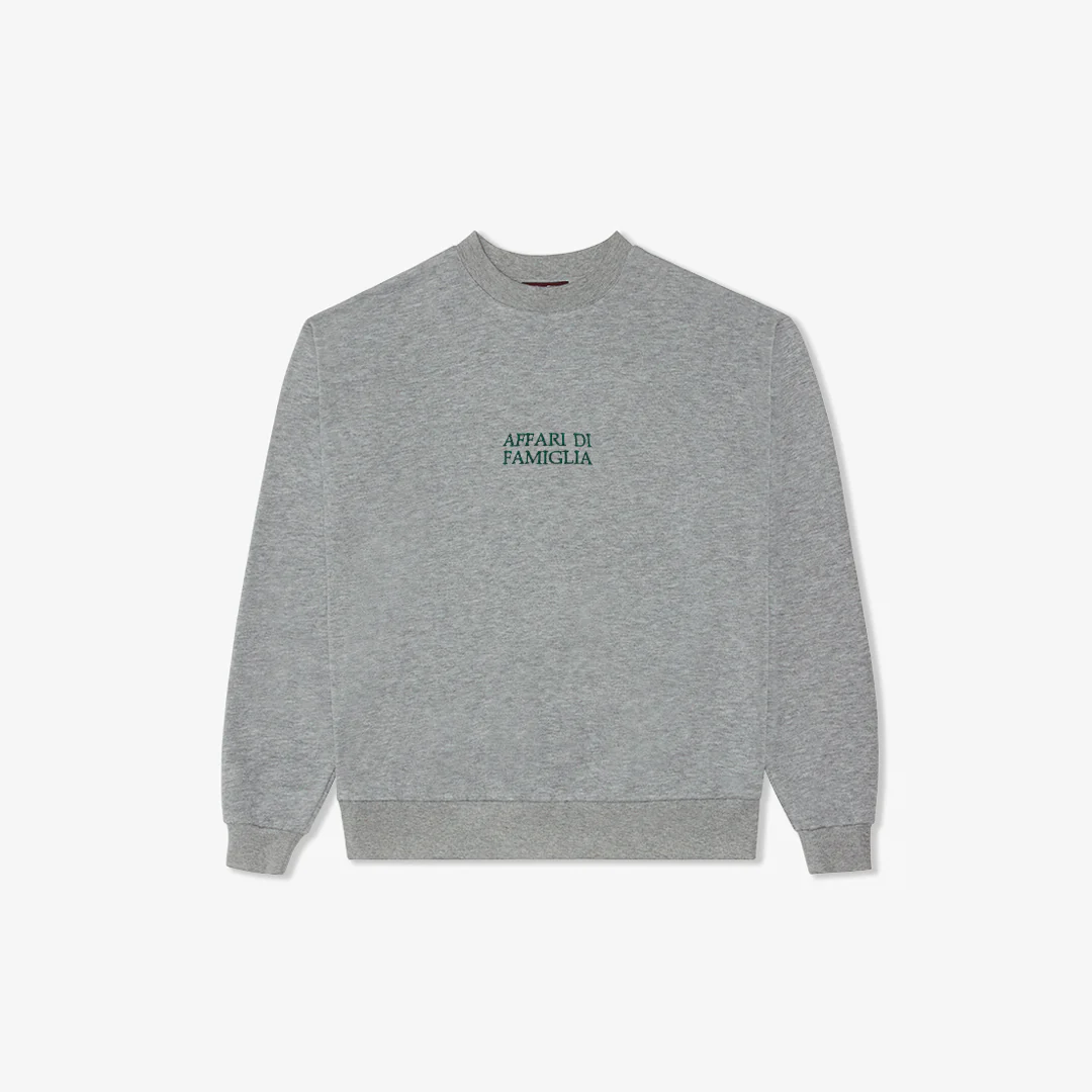 Family Business Sweatshirt - Heather Grey