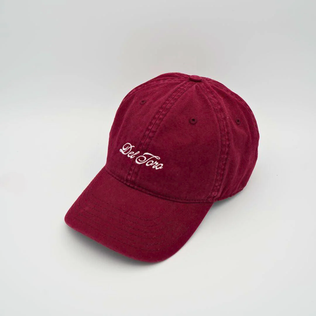 Loafer Logo Dad Hat - Burgundy - Image 4