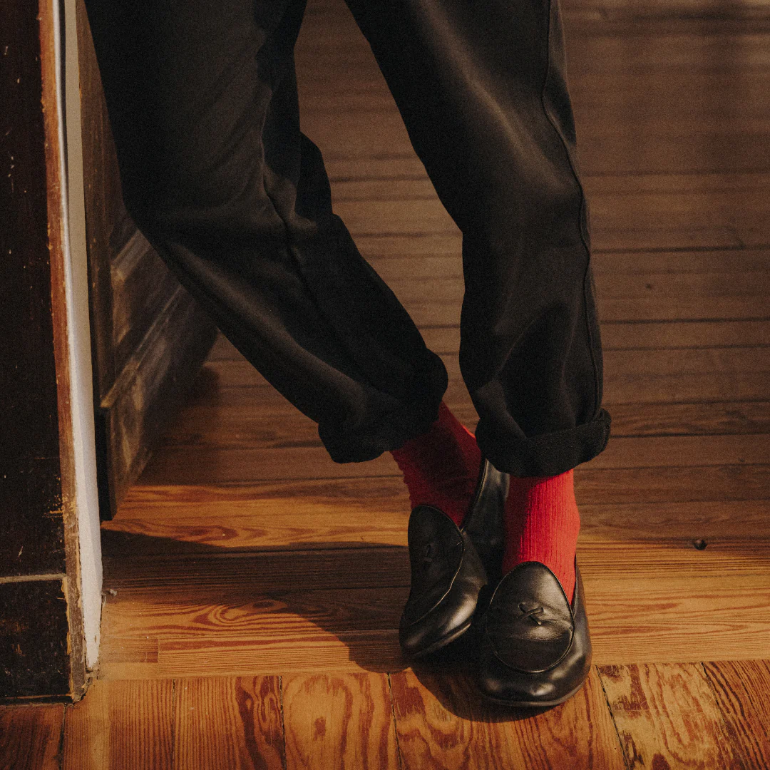Men's Black Leather Milano Loafer - Image 10