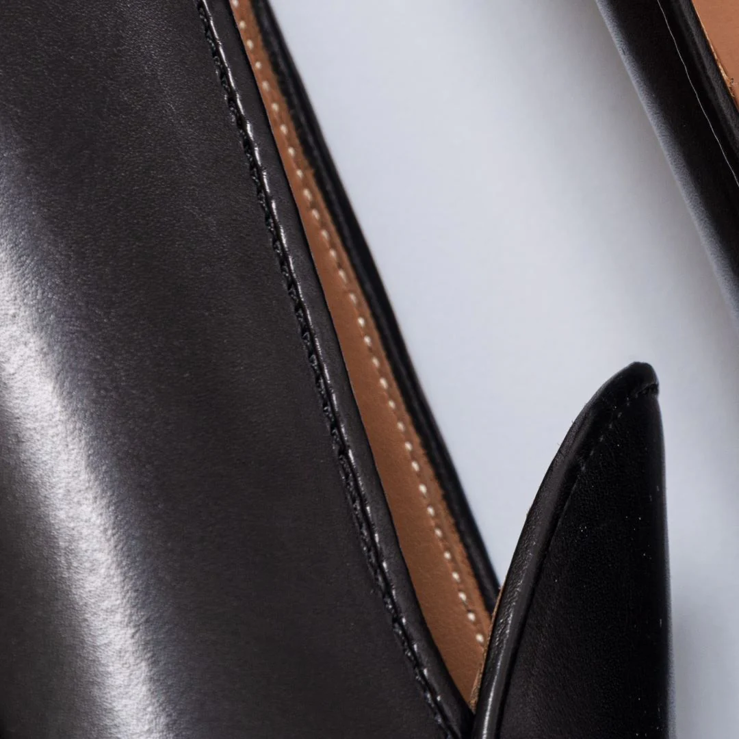 Men's Black Leather Milano Loafer - Image 11
