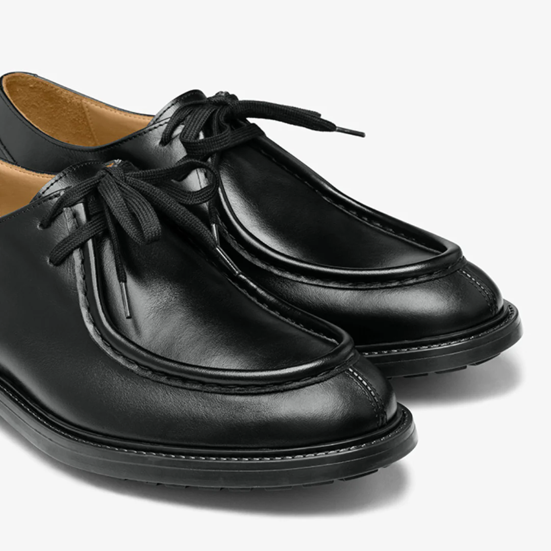 Men's Black Leather Tuscan Moc Boot - Image 3