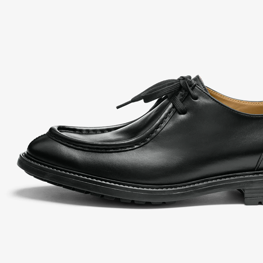 Men's Black Leather Tuscan Moc Boot - Image 5