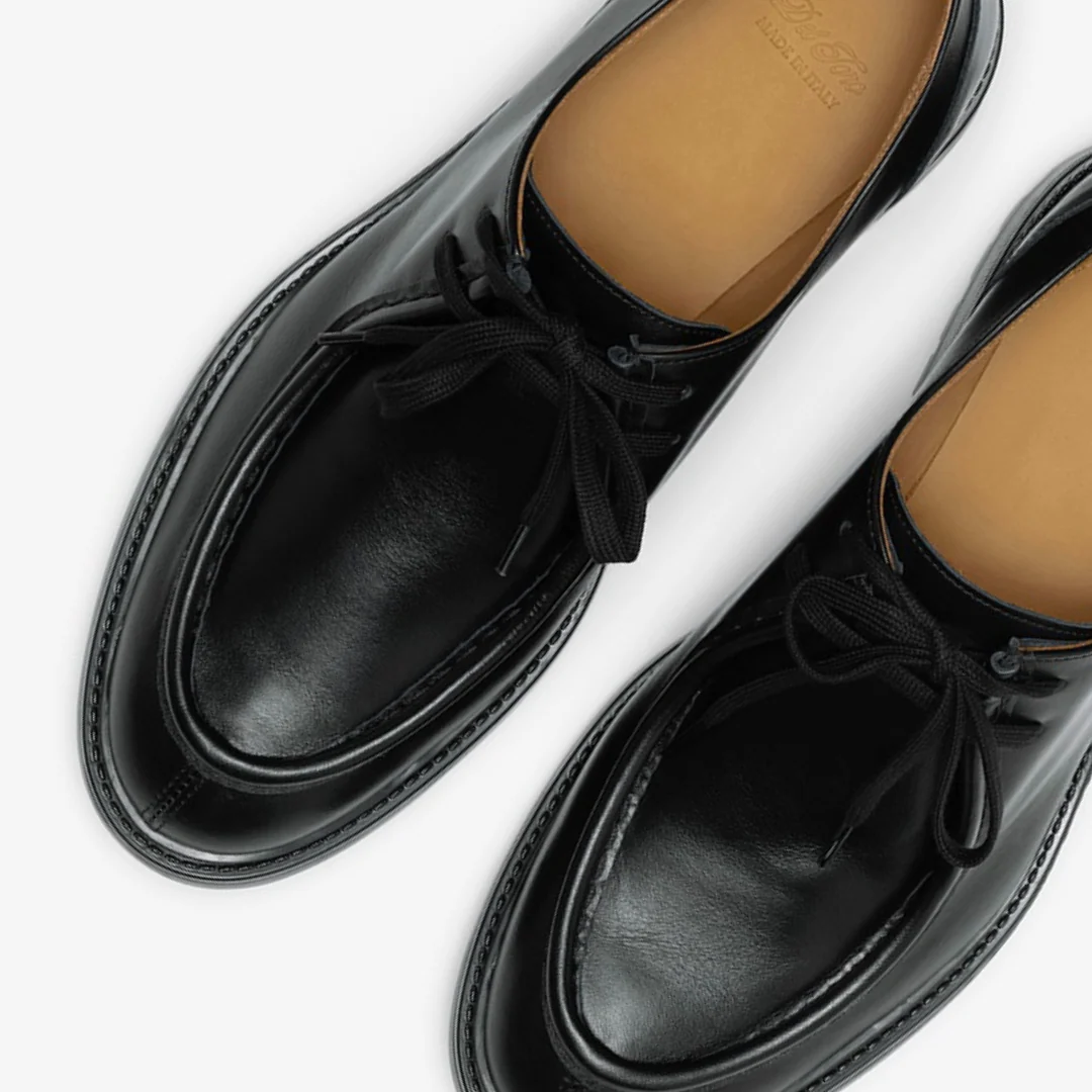 Men's Black Leather Tuscan Moc Boot - Image 9