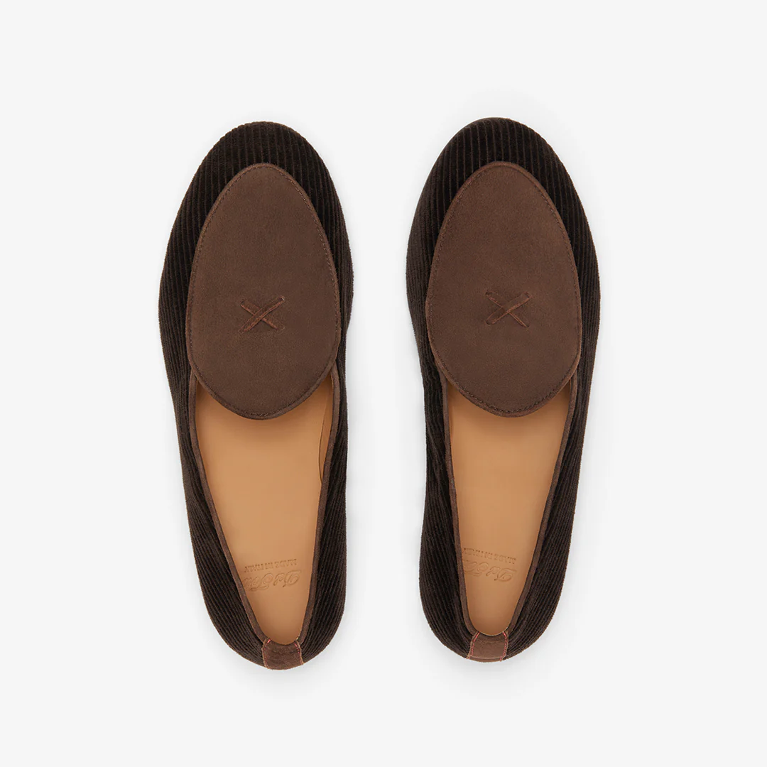 Men's Brown Corduroy Milano Loafer - Image 5