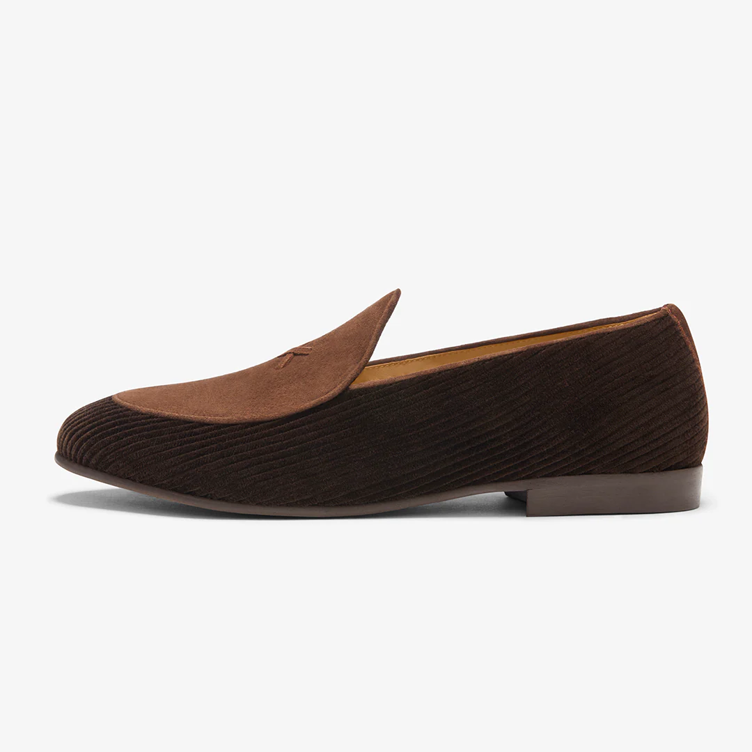 Men's Brown Corduroy Milano Loafer - Image 7