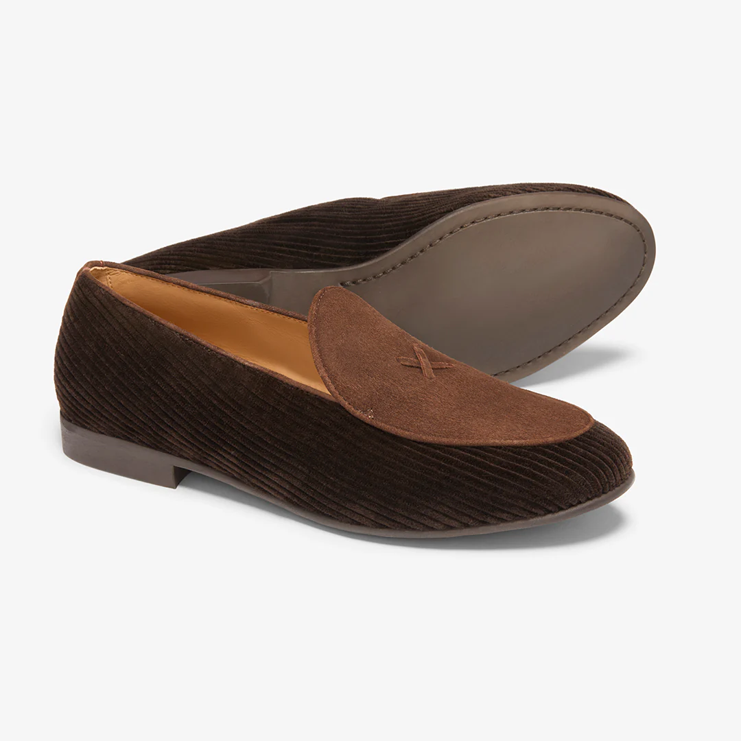 Men's Brown Corduroy Milano Loafer - Image 8