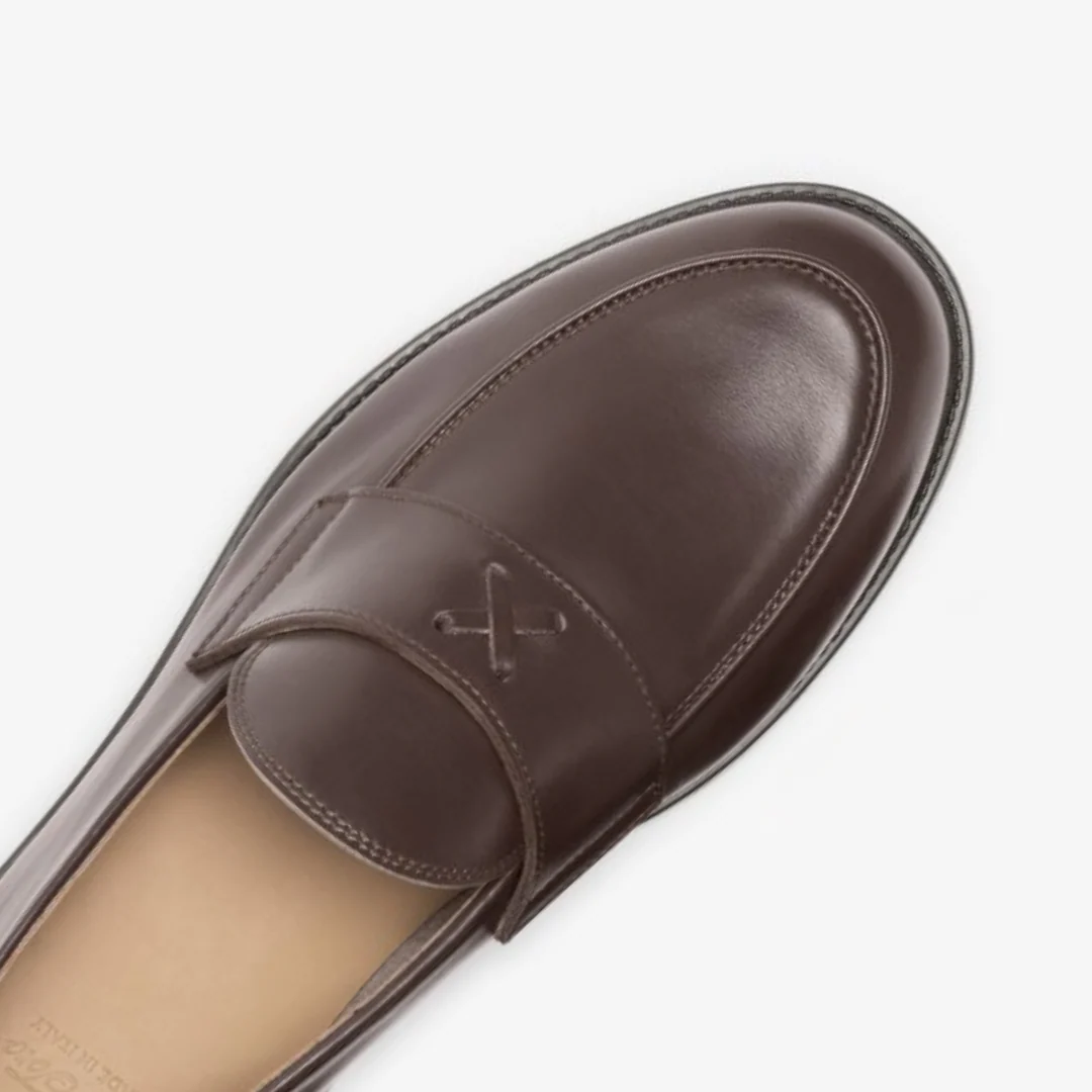 Men's Brown Leather Lug Centesimo - Image 6