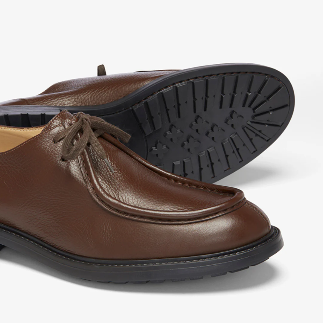 Men's Brown Pebbled Leather Tuscan Moc Boot - Image 3
