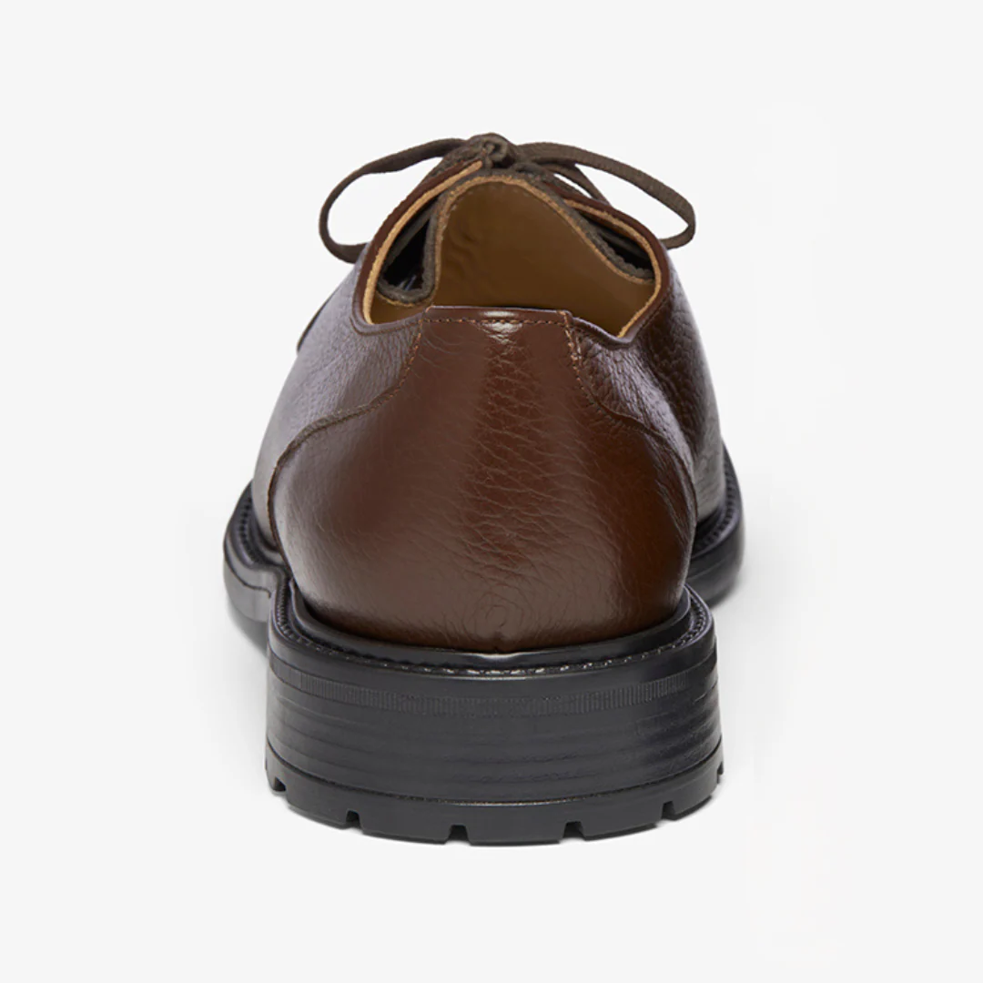 Men's Brown Pebbled Leather Tuscan Moc Boot - Image 6