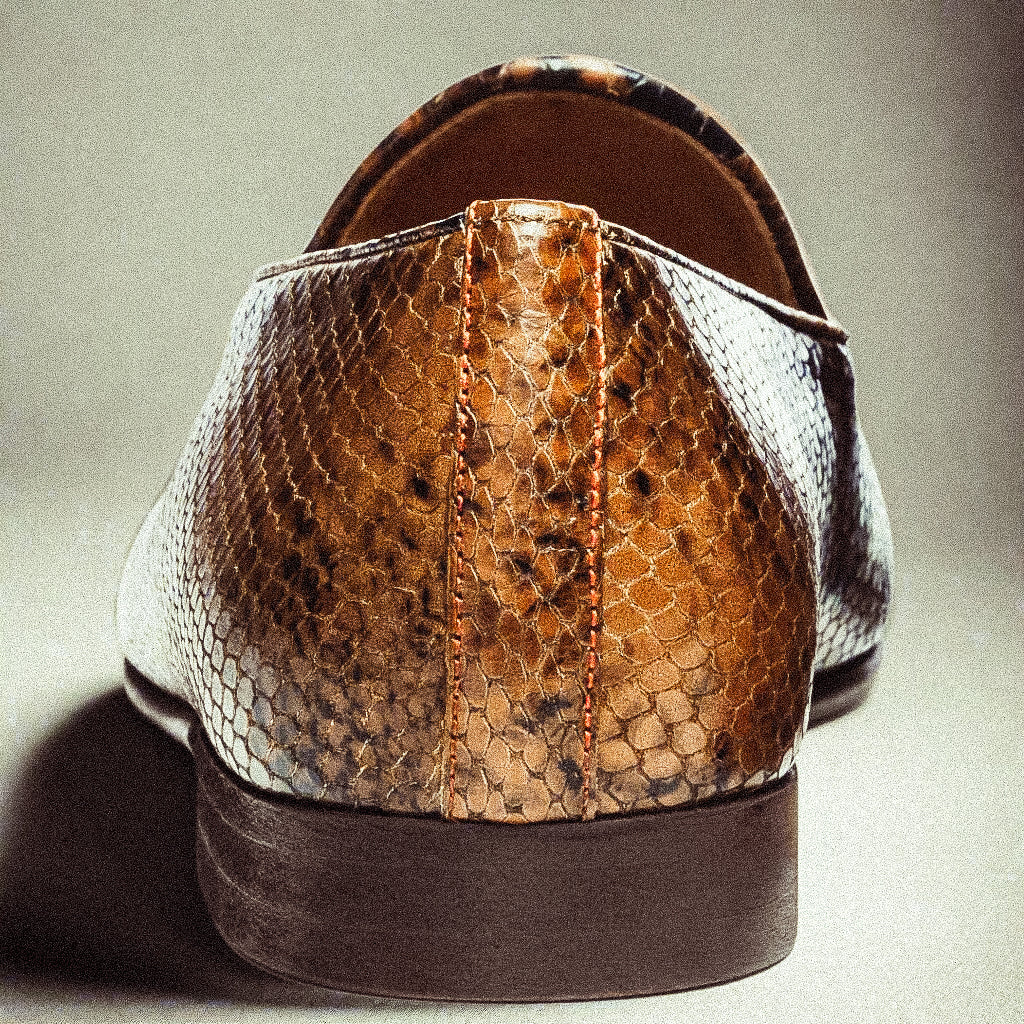 Men's Brown Snakeskin Milano Loafer - Image 5
