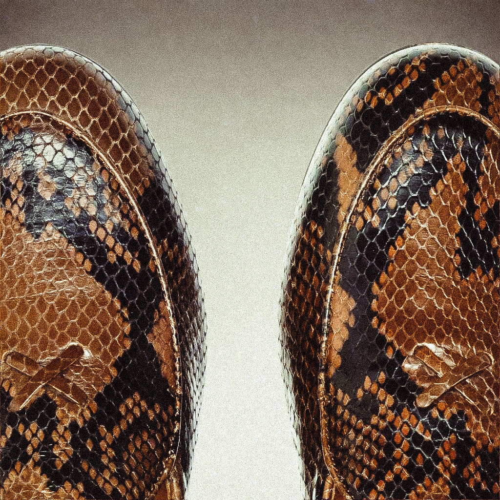 Men's Brown Snakeskin Milano Loafer - Image 8