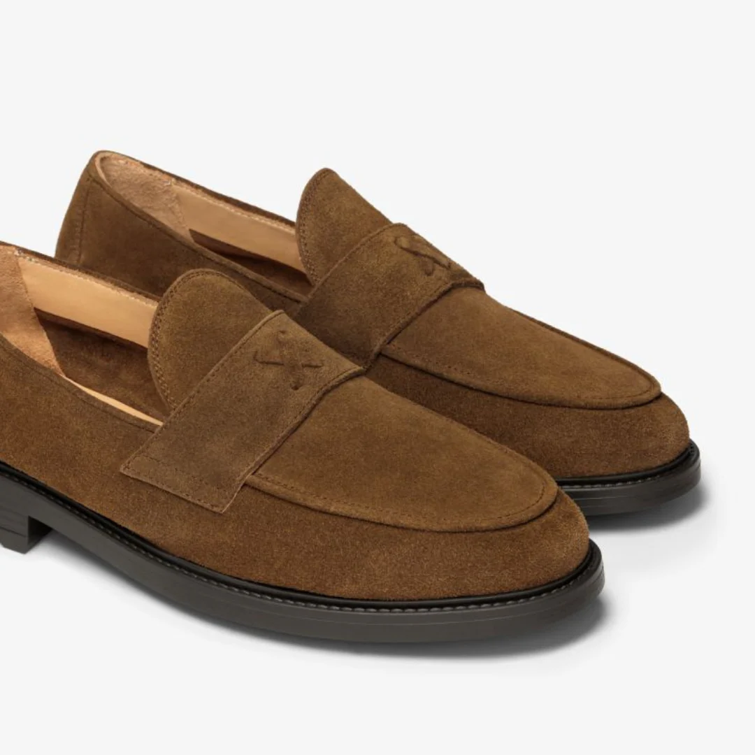 Men's Brown Suede Lug Centesimo - Image 3