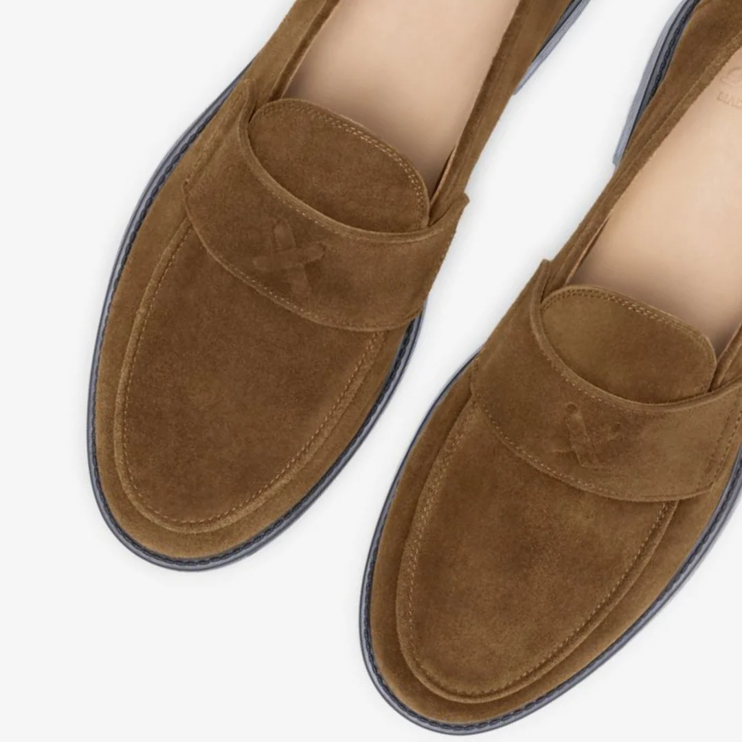 Men's Brown Suede Lug Centesimo - Image 8