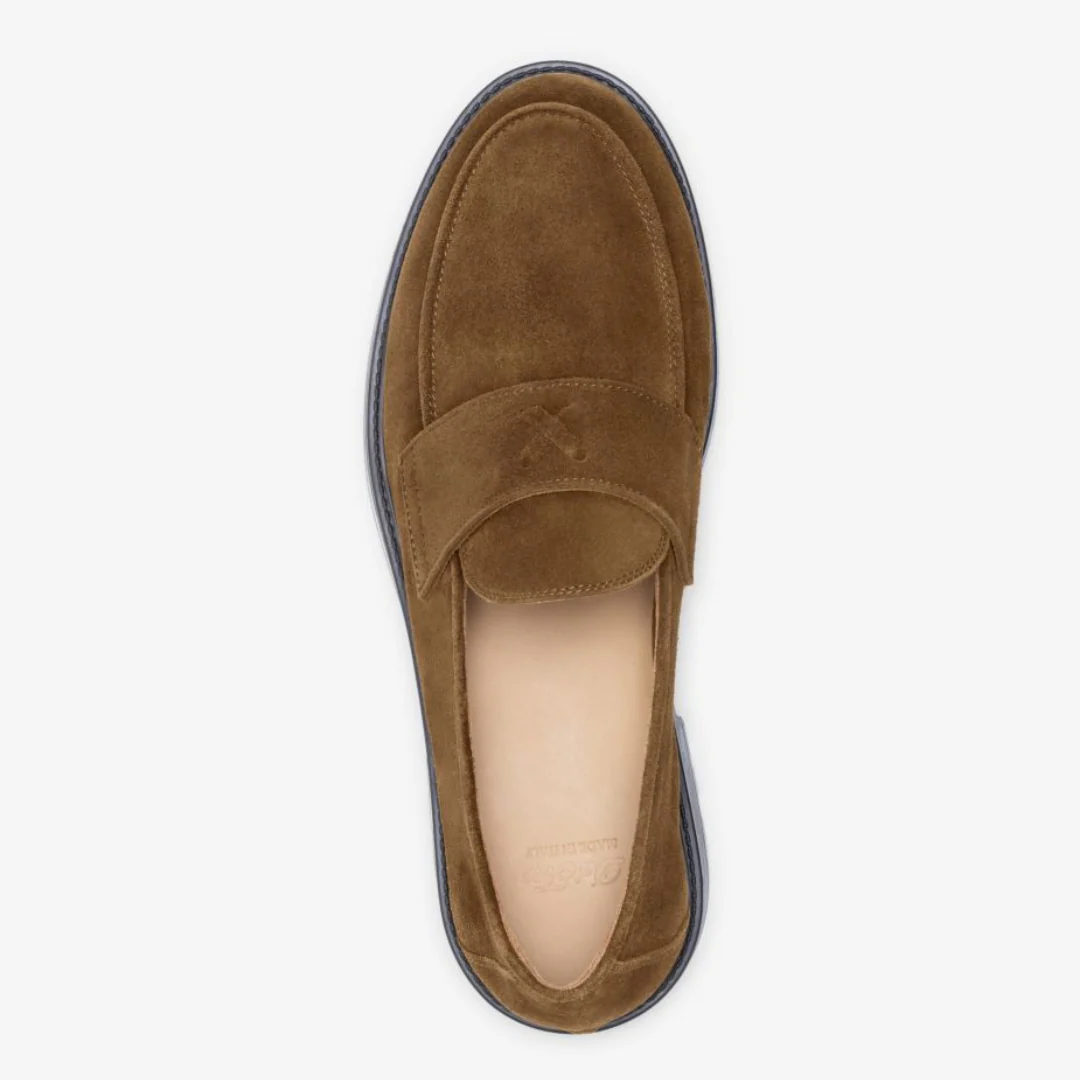 Men's Brown Suede Lug Centesimo - Image 9