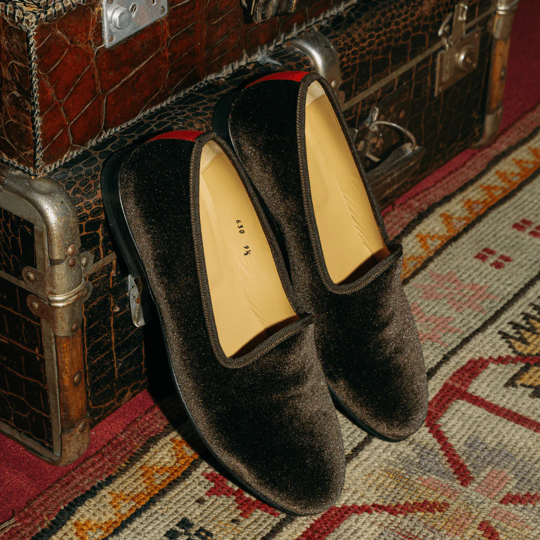 Men's Brown Velvet Slipper II - Image 10