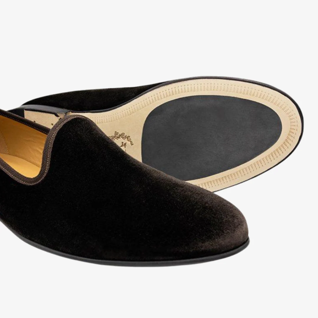 Men's Brown Velvet Slipper II - Image 3