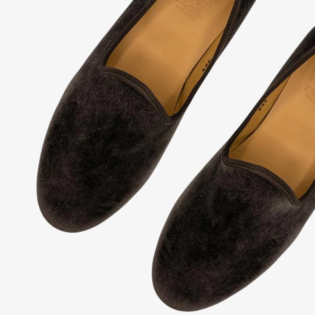 Men's Brown Velvet Slipper II - Image 5