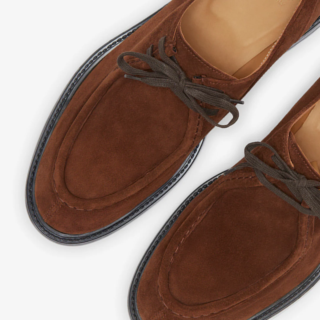 Men's Chestnut Suede Tuscan Moc Boot - Image 6