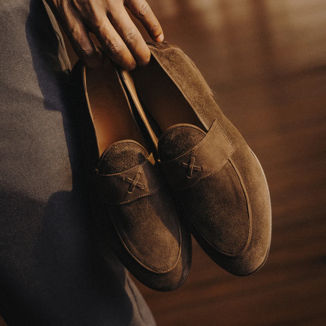 Men's Dark Brown Full Suede Centesimo - Image 2