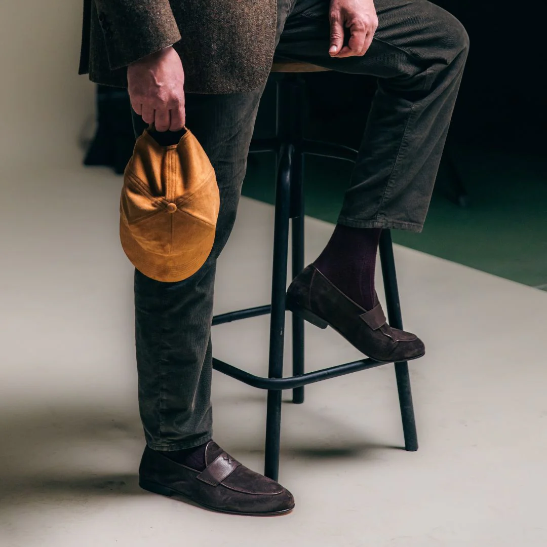 Men's Dark Brown Suede Centesimo - Image 2