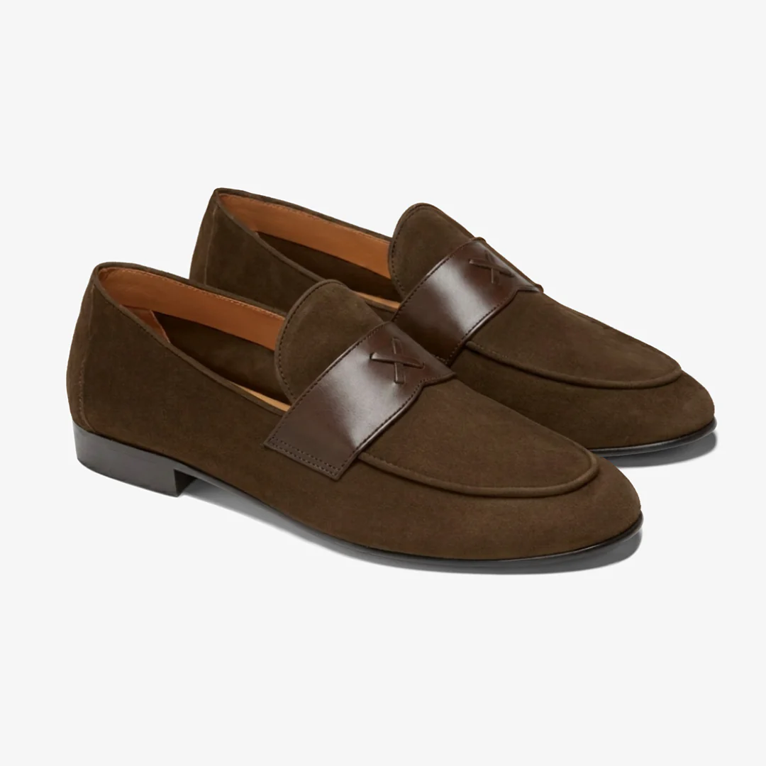 Men's Dark Brown Suede Centesimo - Image 3