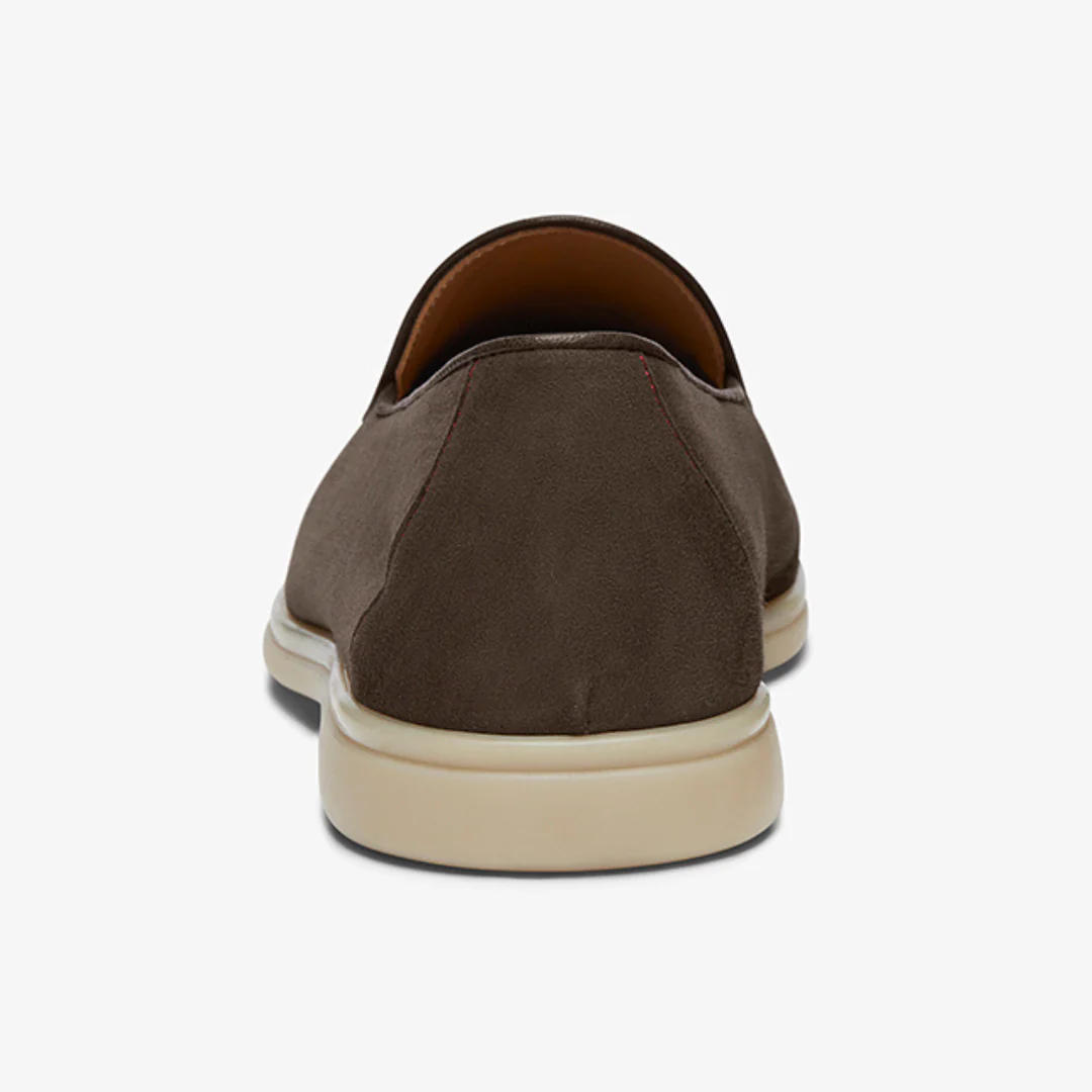 Men's Dark Brown Suede Viaggio Loafer - Image 7