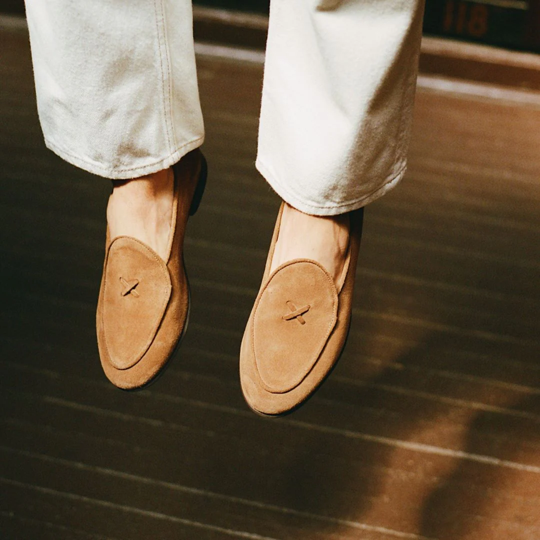 Men's Cognac Suede Milano Loafer - Image 9