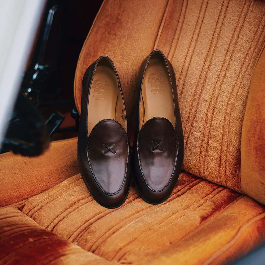 Men's Dark Brown Leather Milano Loafer - Image 11
