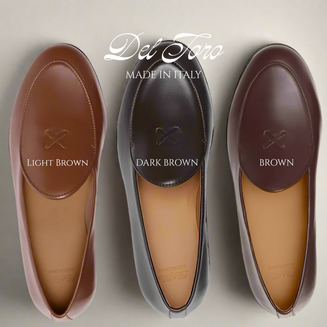 Men's Dark Brown Leather Milano Loafer - Image 9
