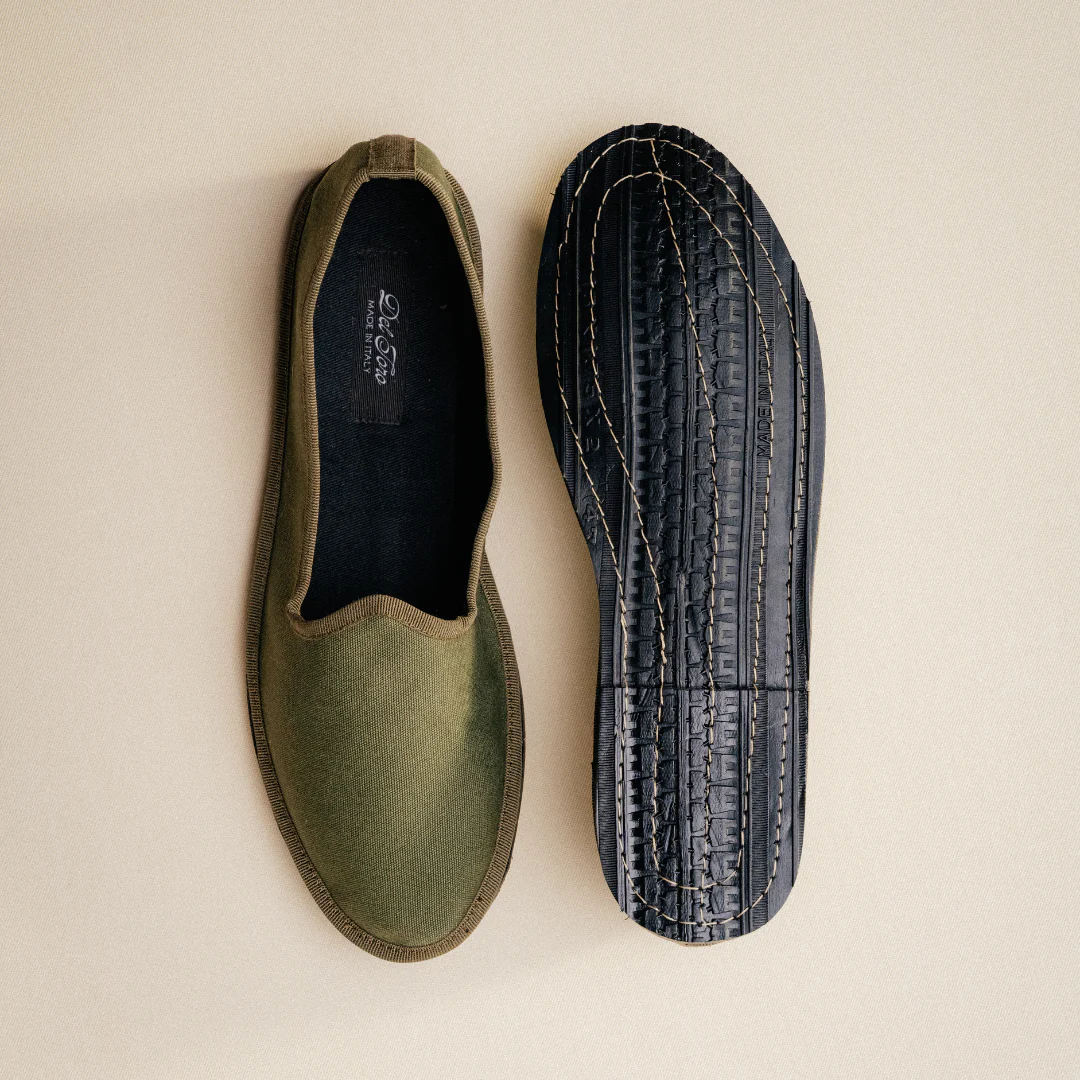 Men's Friulane - Olive Canvas