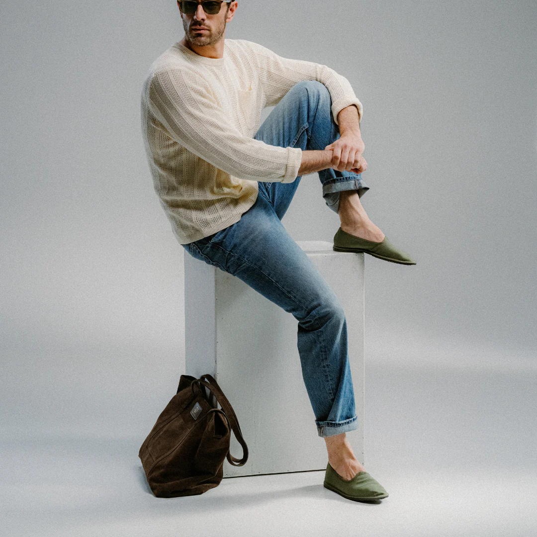 Men's Friulane - Olive Canvas - Image 5