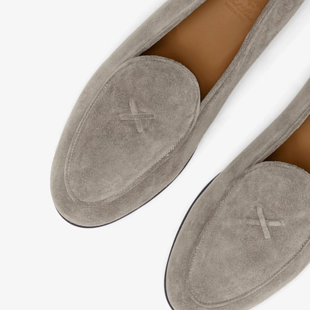 Men's Grigio Suede Milano Loafer - Image 5