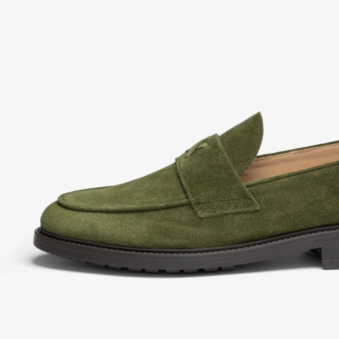 Men's Olive Suede Lug Centesimo - Image 3