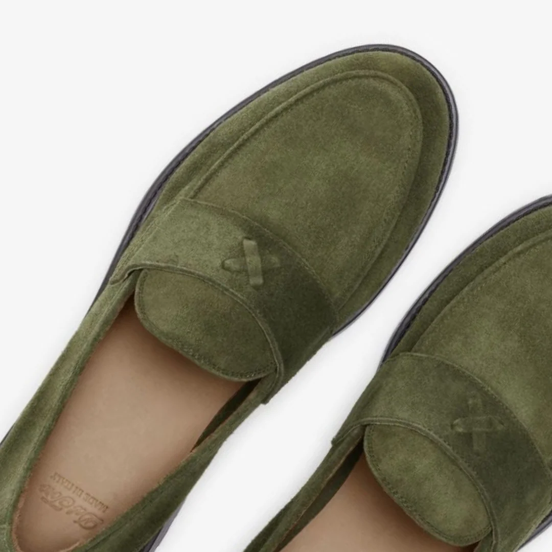 Men's Olive Suede Lug Centesimo - Image 5