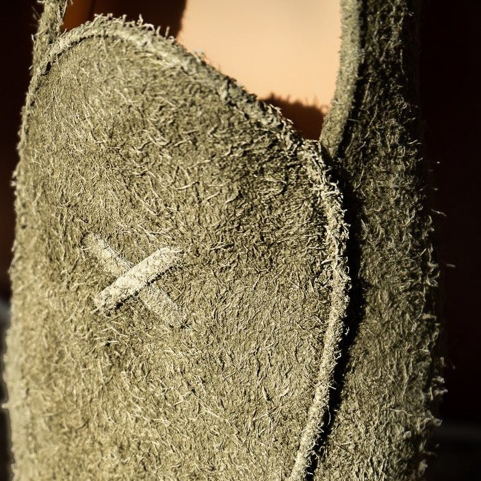 Men's Olive Textured Suede Milano Loafer - Image 10