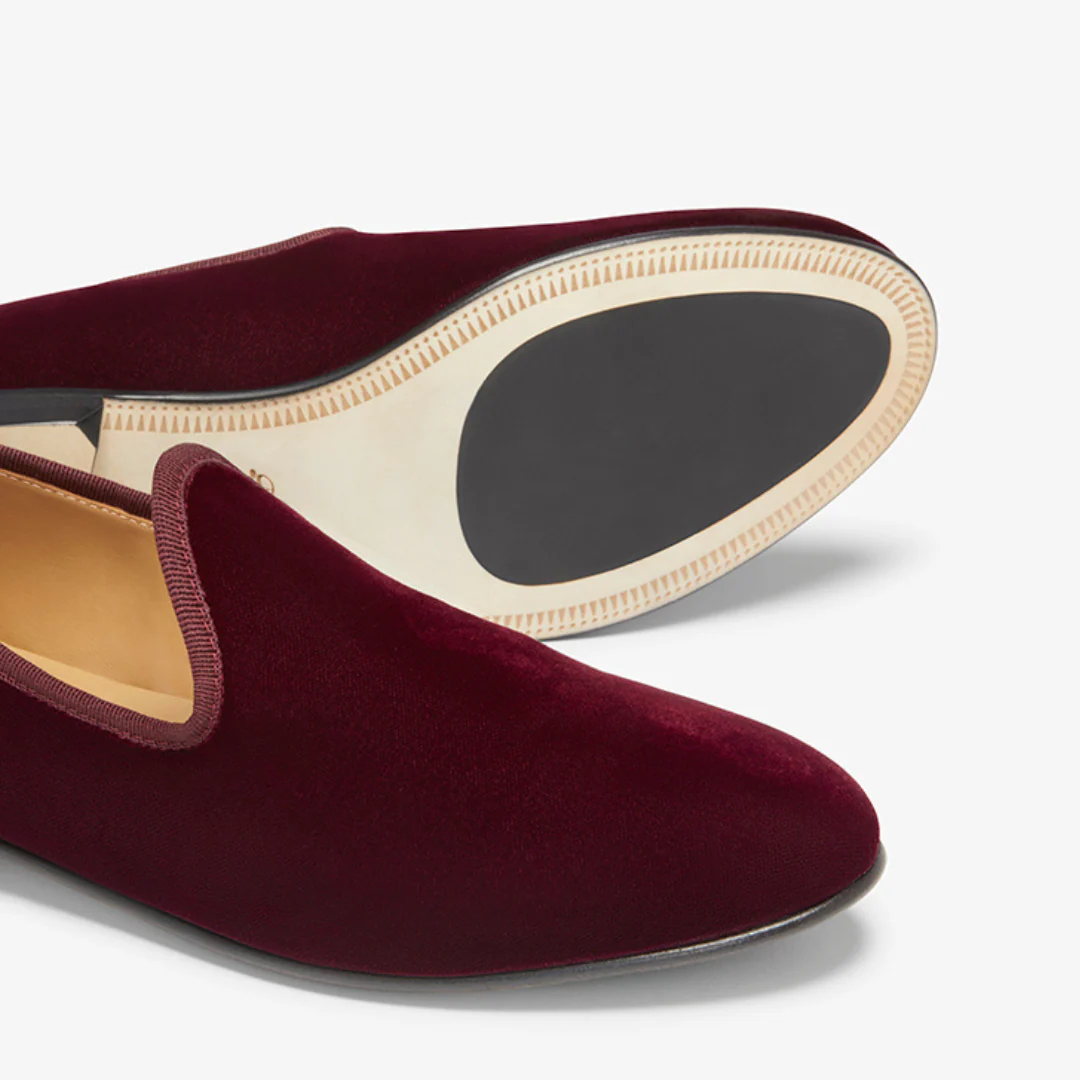 Men's Oxblood Velvet Slipper II - Image 3
