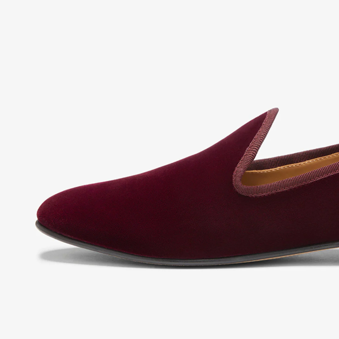 Men's Oxblood Velvet Slipper II - Image 4
