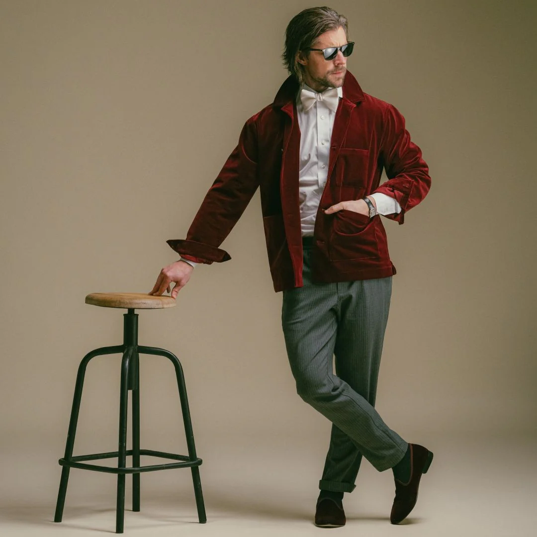 Men's Oxblood Velvet Slipper II - Image 7